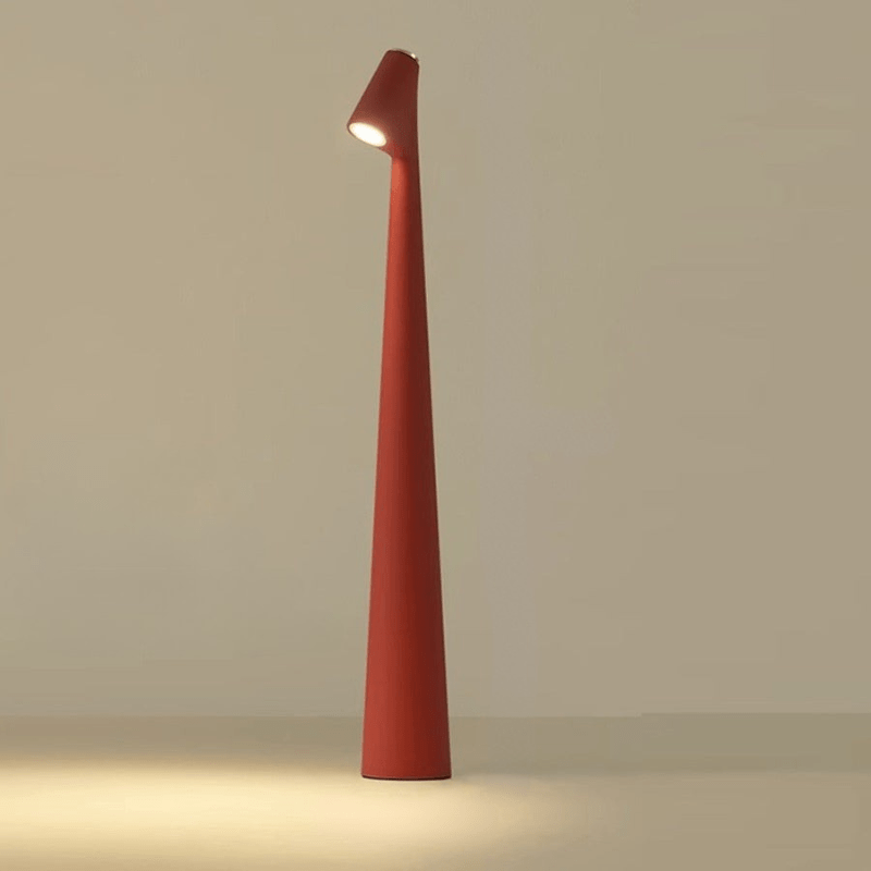 Table Lamp Metal 5.5 in x 17.7 in Cordless Warm White Light Indoor Outdoor Decorative Ambient Lighting | Thomler