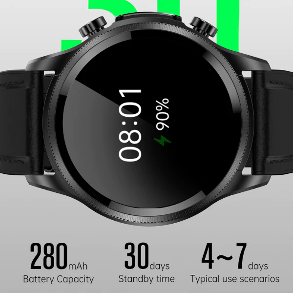 Non-Invasive Glucose Monitoring Smartwatch with Heart Rate & Blood Oxygen Tracker for Daily Health Management | Thomler