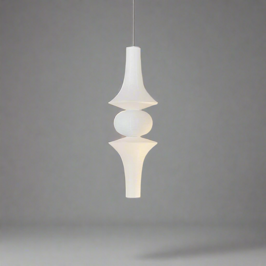 Japanese Paper Pendant Light – Sculptural Ceiling Fixture for Modern & Minimalist Interiors | Thomler