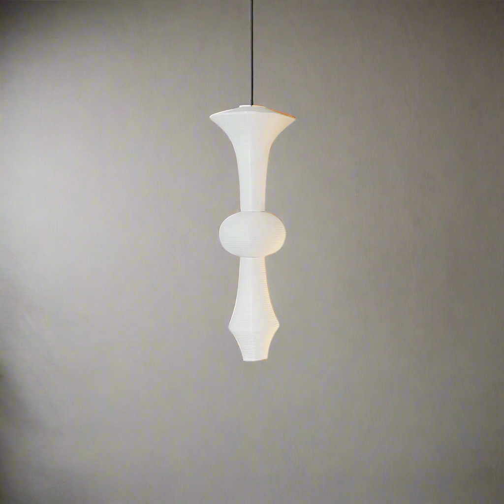 Japanese Paper Pendant Light – Sculptural Ceiling Fixture for Modern & Minimalist Interiors | Thomler