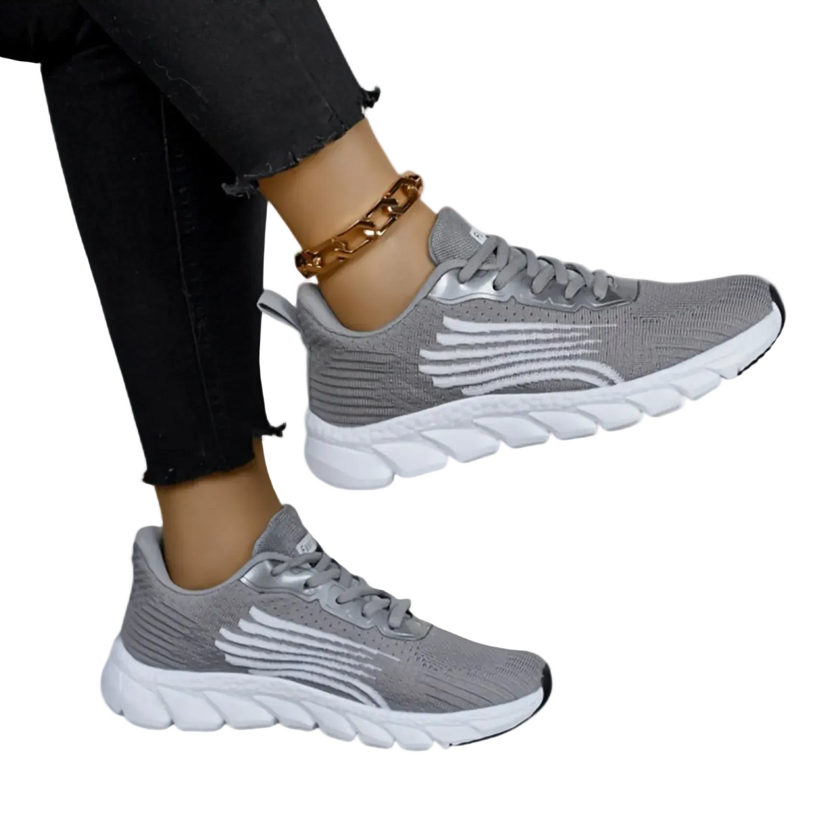 Women's Running Shoes Cushioned Shock-Absorbing Sole Lightweight Breathable Sneakers for Everyday Training & Walking | Thomler