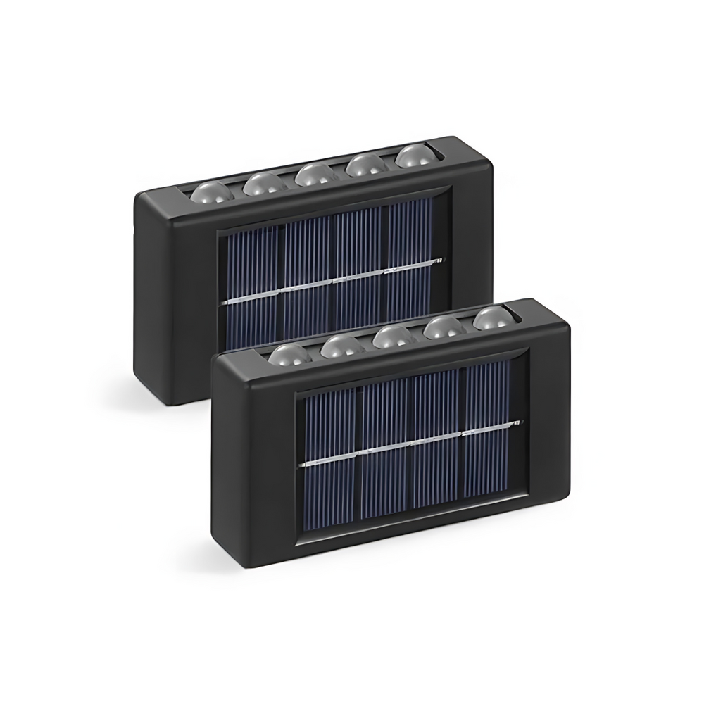 Solar-Powered Motion-Sensor Wall Light for Outdoors – 4-Pack Weatherproof LED Sconces | Thomler