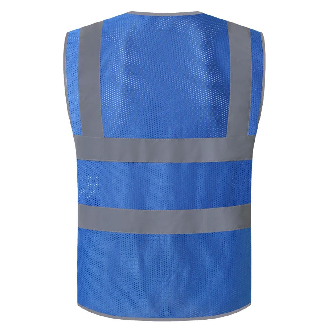 High-Visibility Safety Vest with Reflective Strips for Construction Workers & Road Crew – Breathable Workwear for Day & Night | Thomler