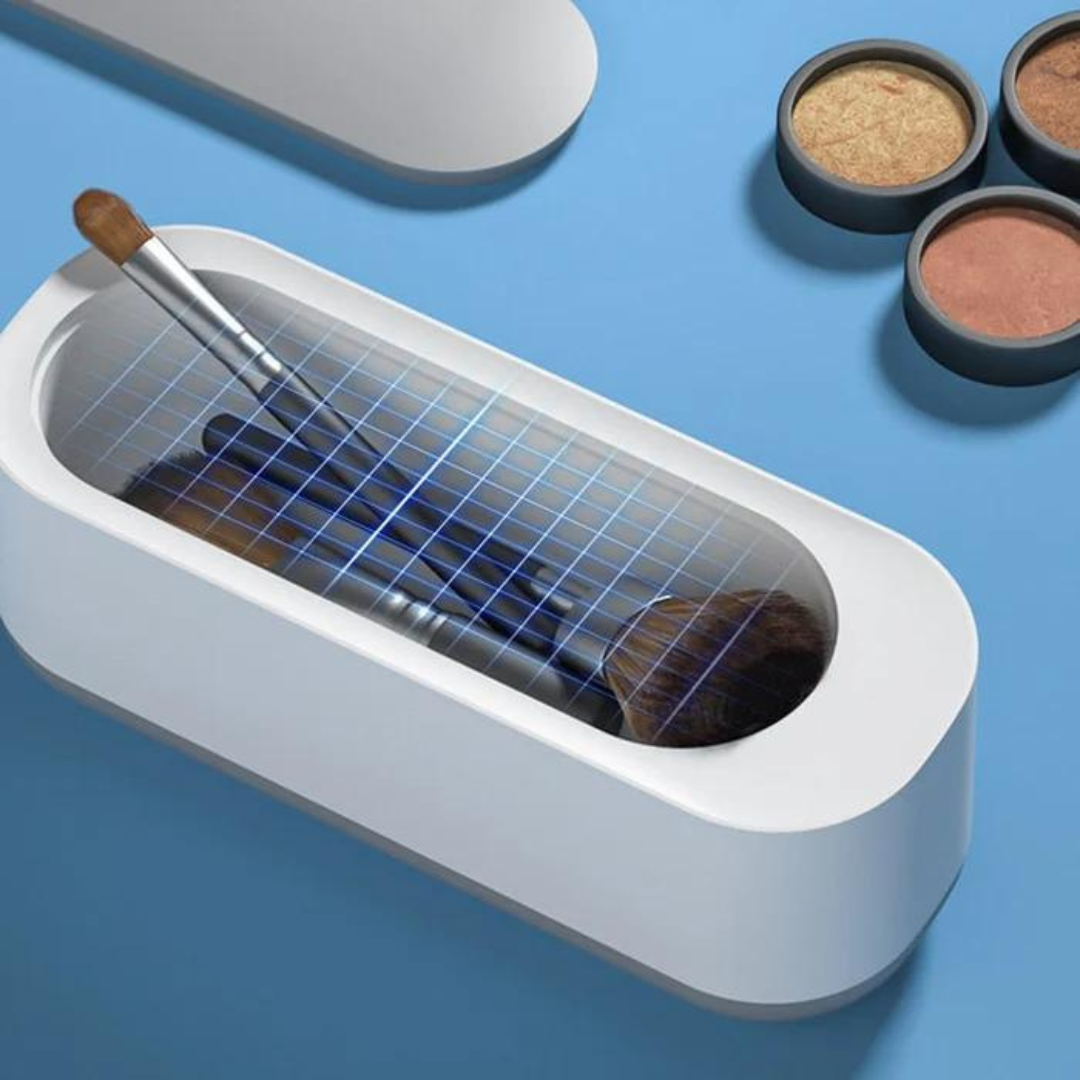 Portable Ultrasonic Jewelry & Eyeglass Cleaner – Vibration Deep Clean for Rings, Bracelets, Watches, Retainers & Makeup Brushes – 3-Minute | Thomler