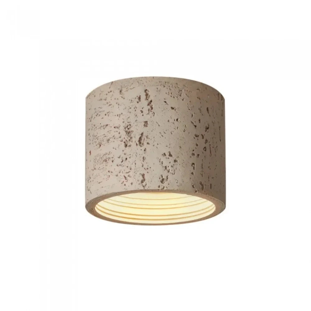 Ceiling Lamp Composite Cylindrical 12 in Soft Diffused Light Living Room Dining Area Ambient Lighting | Thomler
