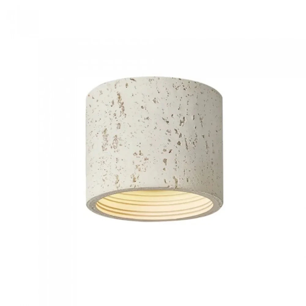 Ceiling Lamp Composite Cylindrical 12 in Soft Diffused Light Living Room Dining Area Ambient Lighting | Thomler