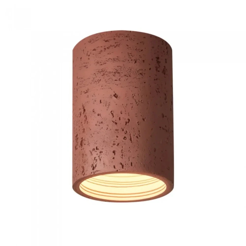 Ceiling Lamp Composite Cylindrical 12 in Soft Diffused Light Living Room Dining Area Ambient Lighting | Thomler
