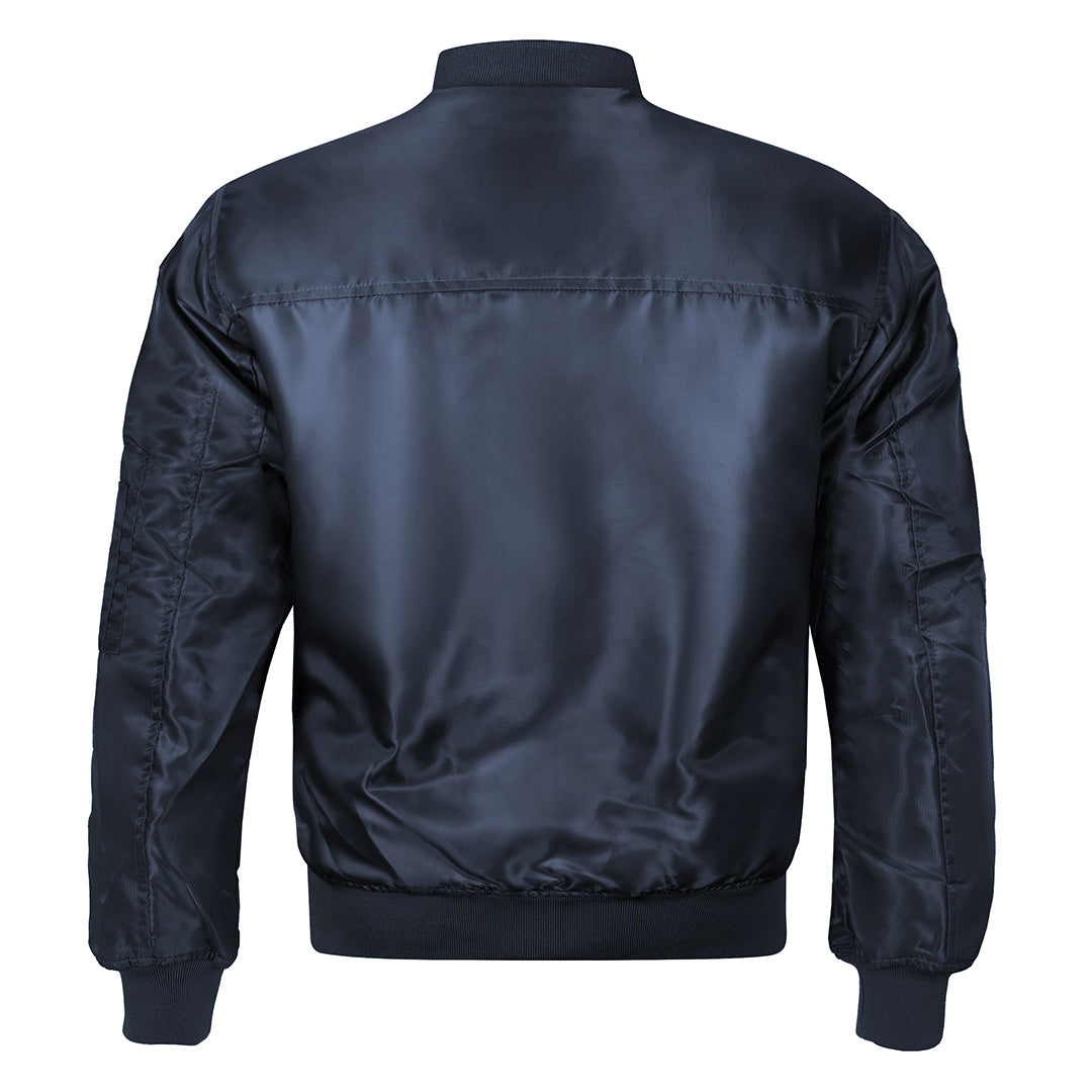 Men's Water-Resistant Polyester Bomber Jacket with Scratch-Proof Coating for Everyday Wear | Thomler