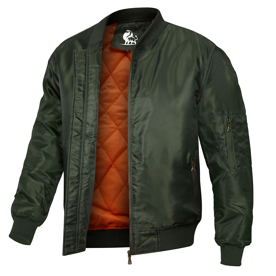 Men's Waterproof Bomber Jacket with Scratch-Resistant Coating for Everyday Outdoor Wear | Thomler