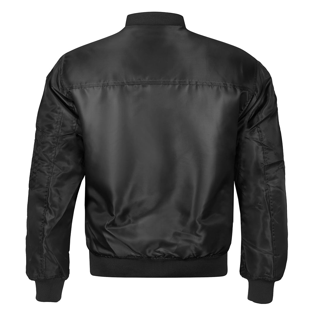 Premium Polyester Bomber Jacket – Water-Resistant Outerwear for Men – Lightweight Flight Jacket with Abrasion-Proof Coating | Thomler