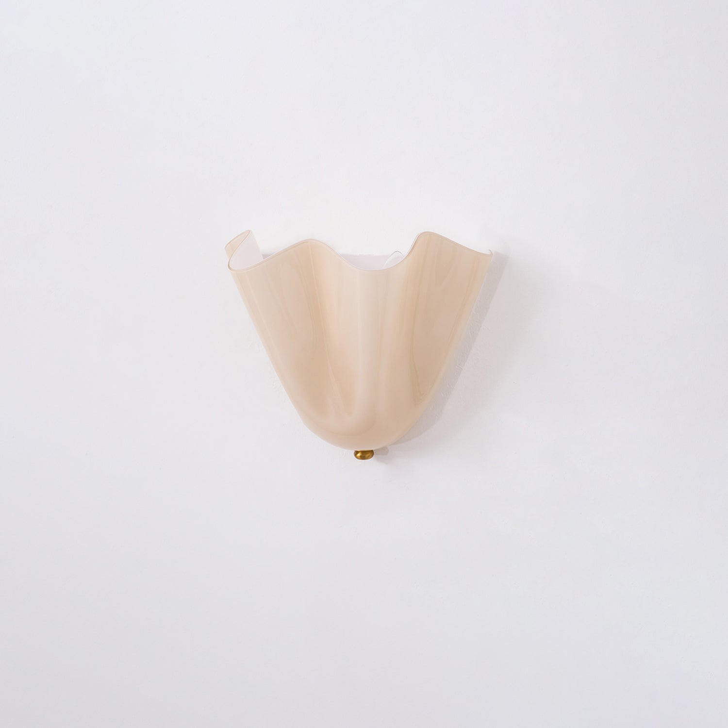 Wall Lamp Glass 11 in Hand Blown Petal Shade Bedroom Hallway Decorative Sconce Lighting Fixture | Thomler