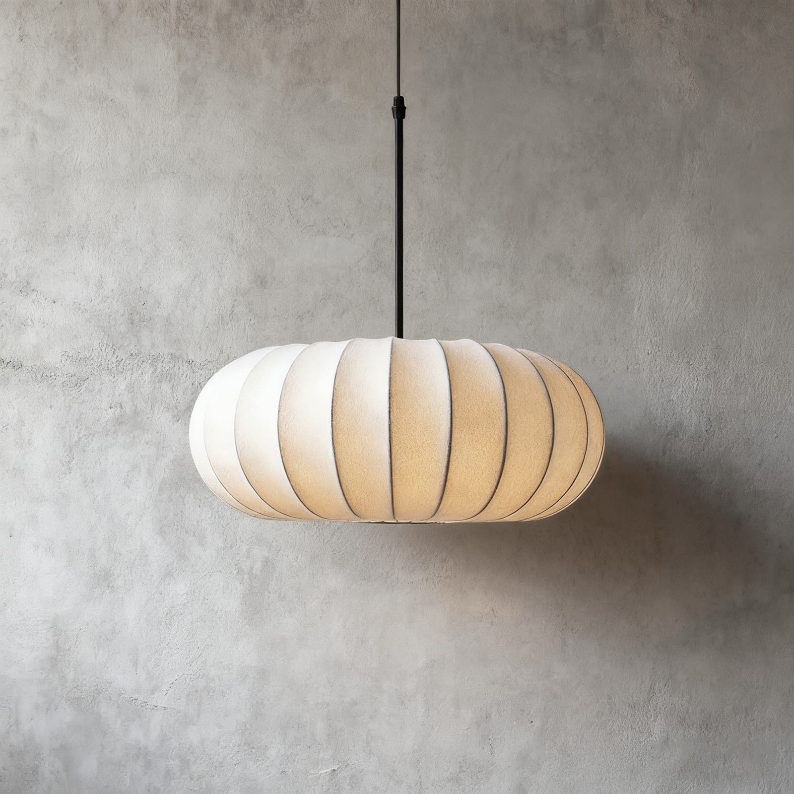 Pendant Light Silk 11.8 in to 19.6 in Warm Indoor Dining Living Room Lighting Decorative LED | Thomler