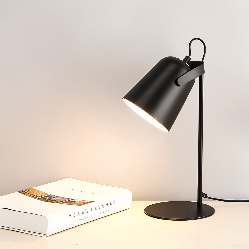 Adjustable Swivel Desk Lamp with Rotating Head – Eye-Friendly LED Task Light for Home Office, Study, Reading & Bedside | Thomler