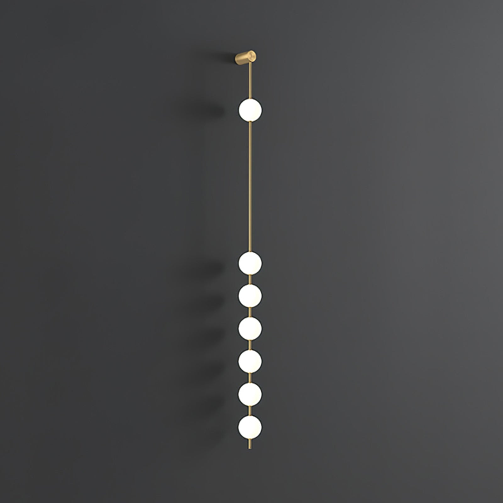 Wall Sconce Brass 40.6 in Adjustable Corridor Stairway Entryway Lighting Decorative Modern Indoor Fixture | Thomler