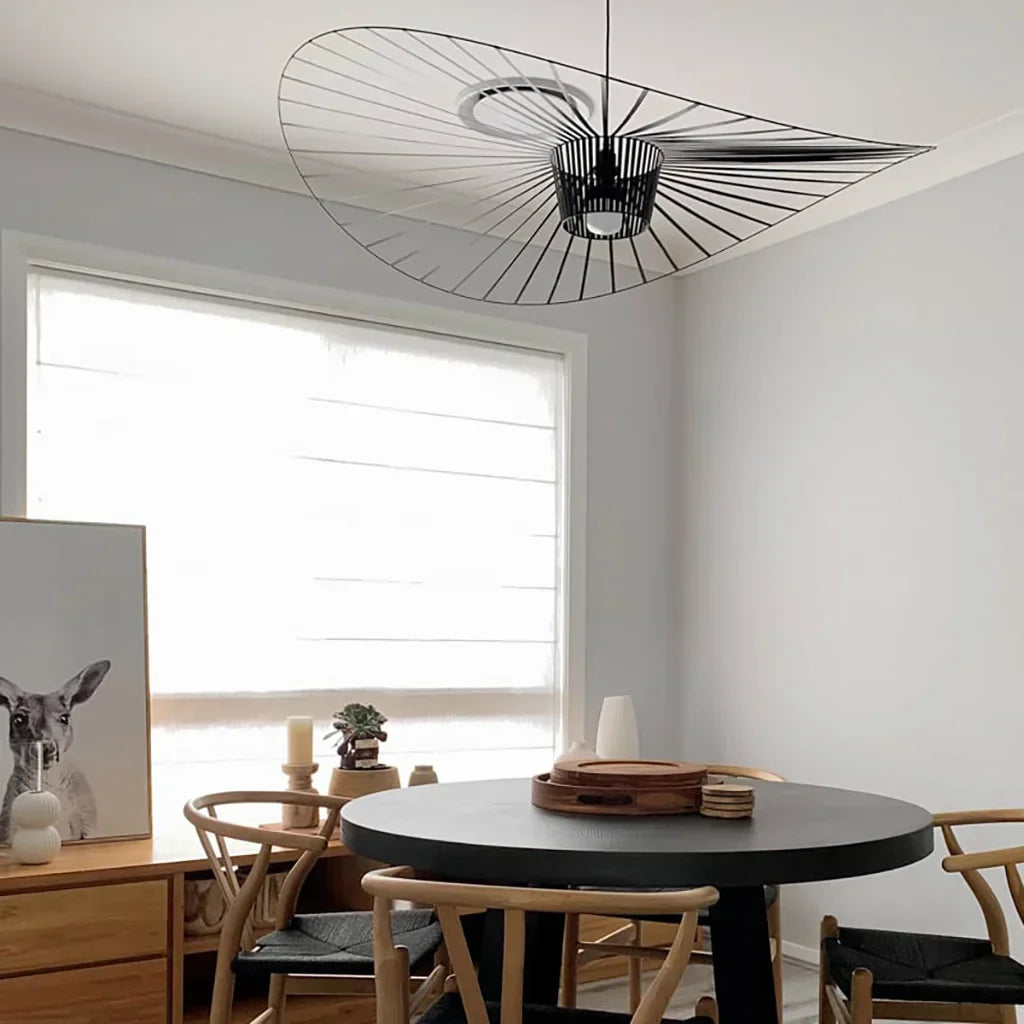 Pendant Light Metal Fibreglass 150.0 cm Adjustable Dining Room Kitchen Island Modern Hanging Ceiling Lamp | Thomler