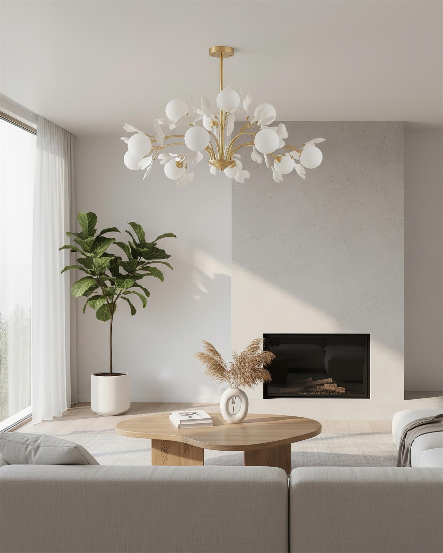 Ceiling Fan Wood Blades 52 in Bronze Indoor Living Room Kitchen Adjustable Speed Quiet Operation | Thomler