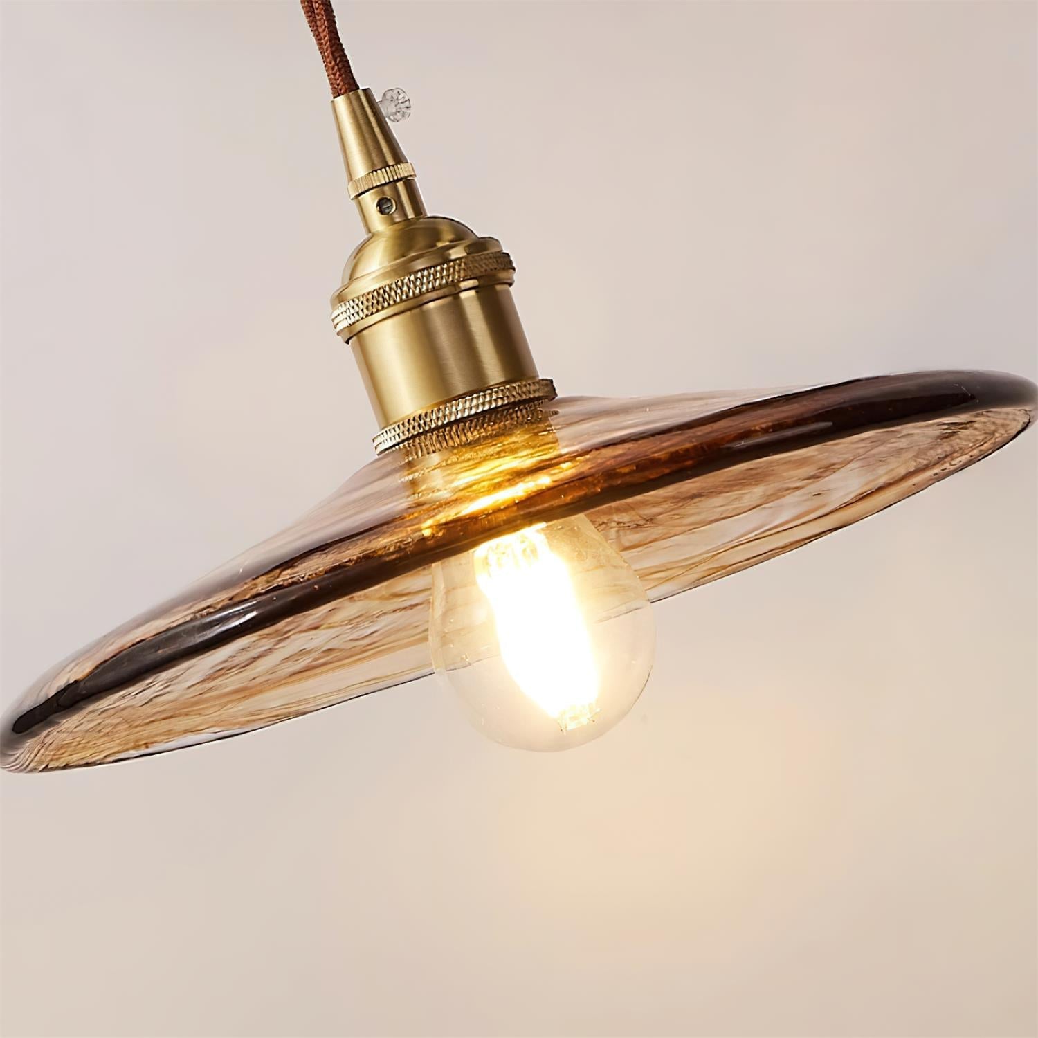 Wall Lamp Wood Adjustable Arm 9 in (23.0 cm) E26 Indoor Bedroom Living Room Lighting Fixture Frosted Glass Amber White Pleated Shade | Thomler