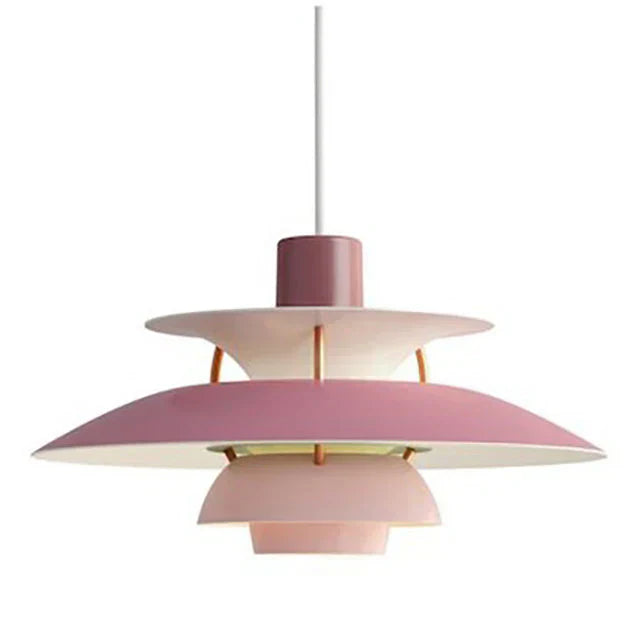 Pendant Light Metal Layered Shade E27 10W Scandinavian Dining Room Kitchen Island Hanging Ceiling Lamp | Thomler