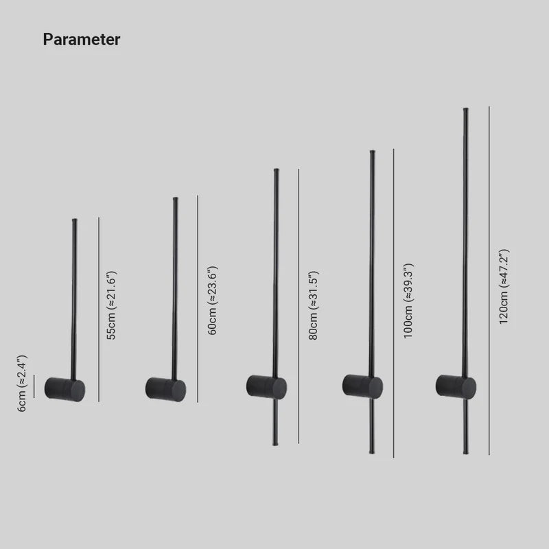 Sleek Linear LED Wall Sconce for Bedroom & Living Room – Modern Minimalist Design | Thomler