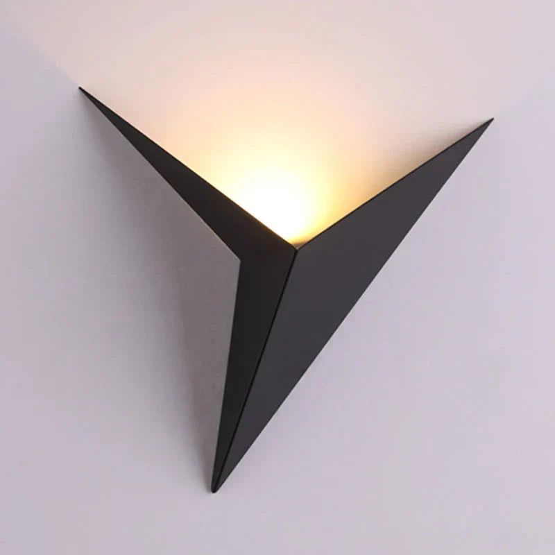Triangle LED Wall Light Modern Geometric Sconce Nordic Home Lighting Fixture Adjustable Color | Thomler
