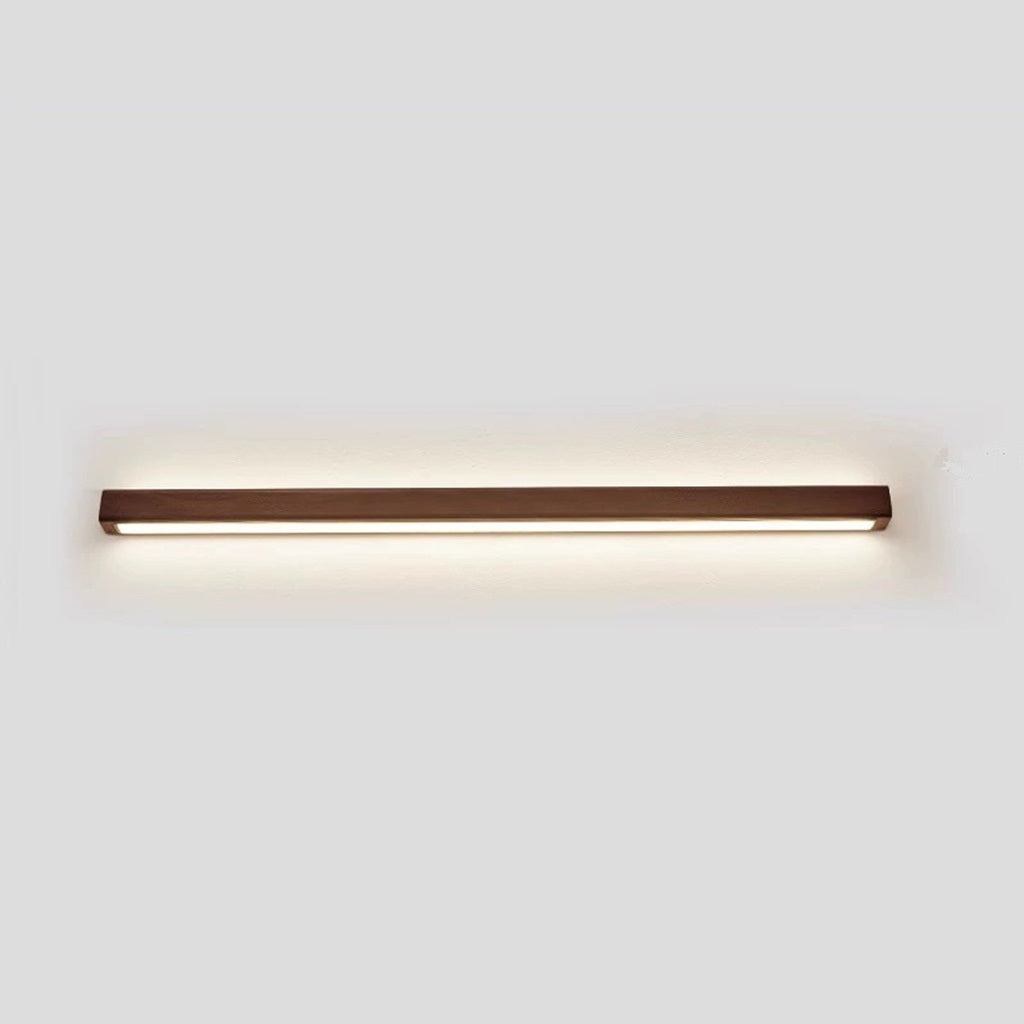 Wall Lamp Beech Wood 39 in Adjustable LED Living Room Bedroom Lighting Minimalist Nordic Modern Home Decor | Thomler