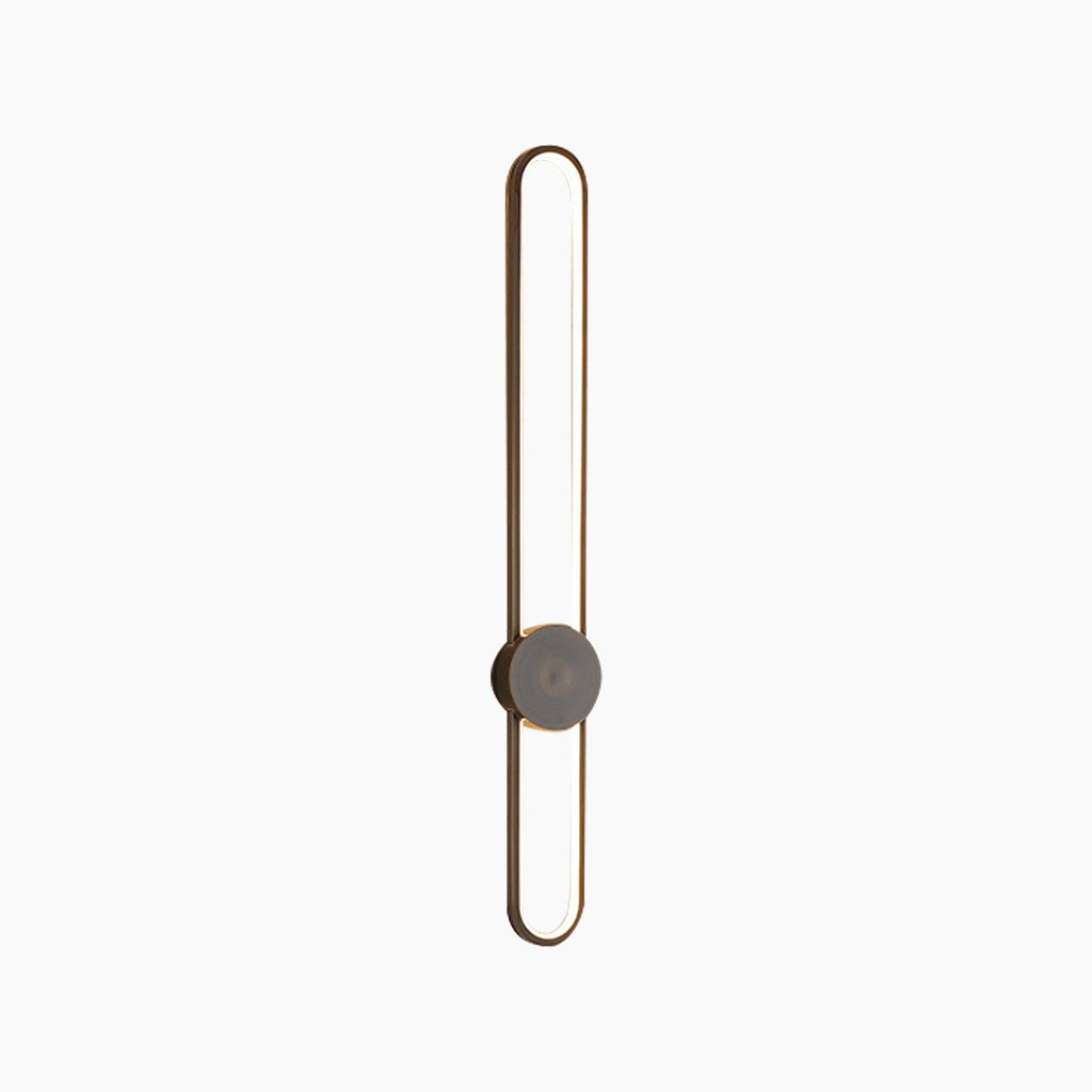 Wall Sconce Aluminum Long Oval 23.6 in Adjustable LED Bedroom Living Room Study Lighting | Thomler