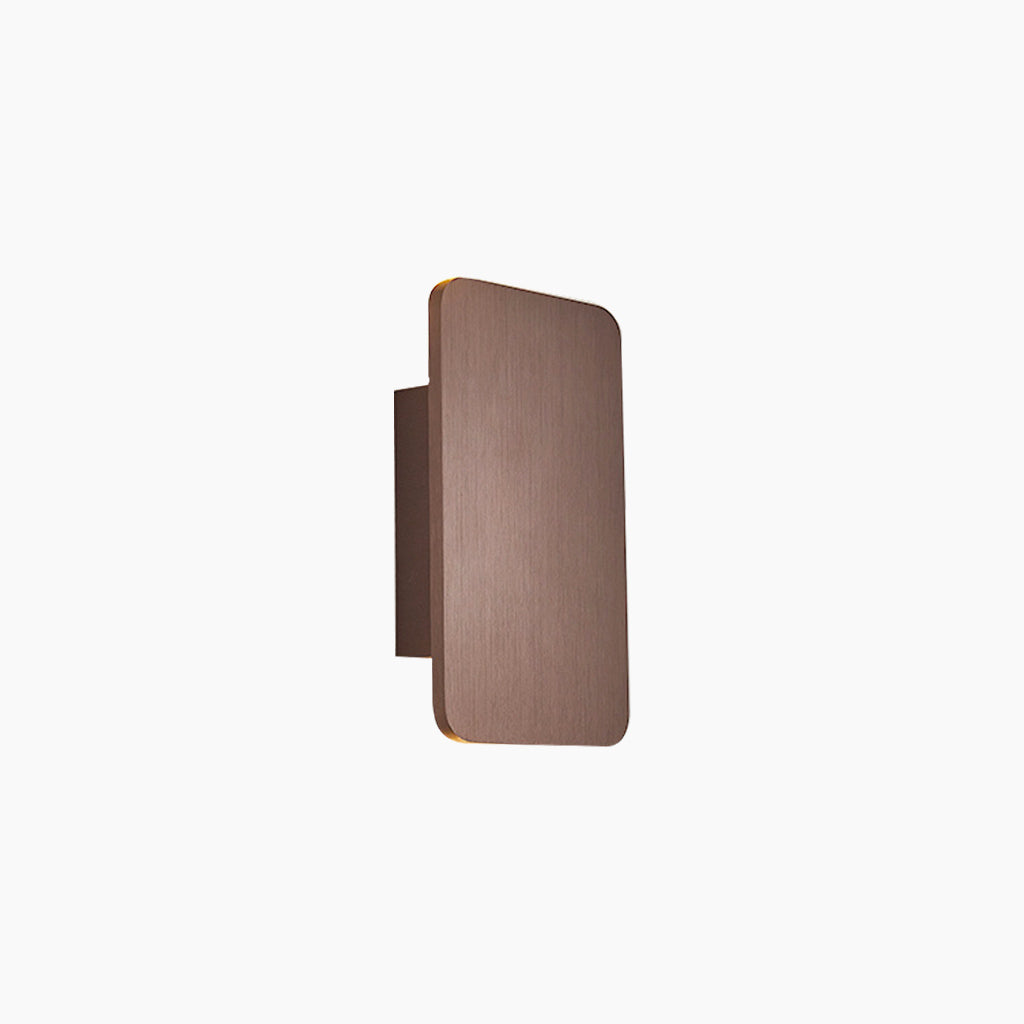 Wall Sconce Aluminum 11.8 in x 4.7 in LED Modern Bedroom Living Room Lighting Fixture Black Gold White Brown Grey | Thomler