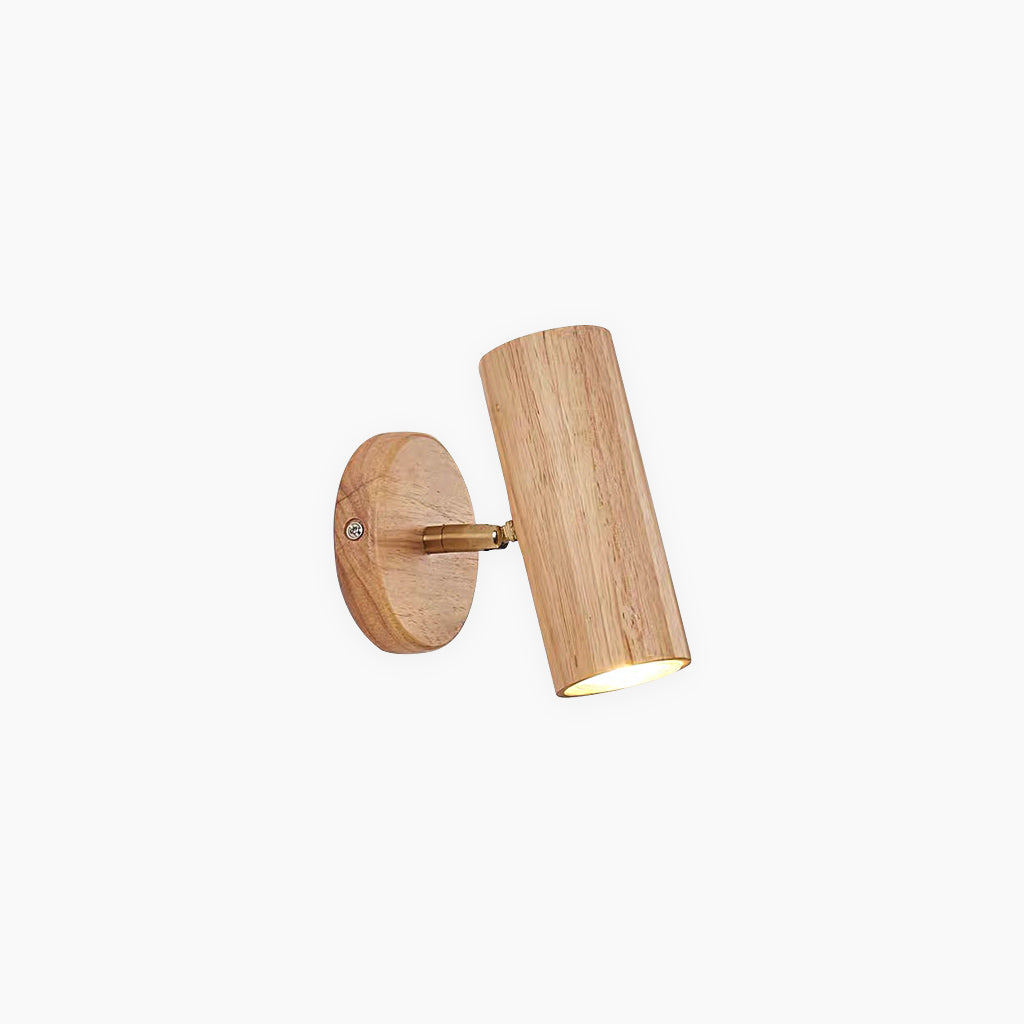 Ceiling Wall Spotlight Wood Adjustable 5.9 in (15.0 cm) Modern Nordic 1 3 4 Heads | Thomler