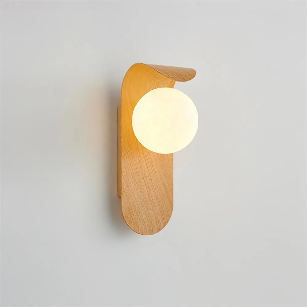 Hardwired LED Wall Sconce with G9 Base – Modern Globe Light for Bedroom, Hallway & Living Room – Minimalist Plastic Fixture 10 in Height | Thomler