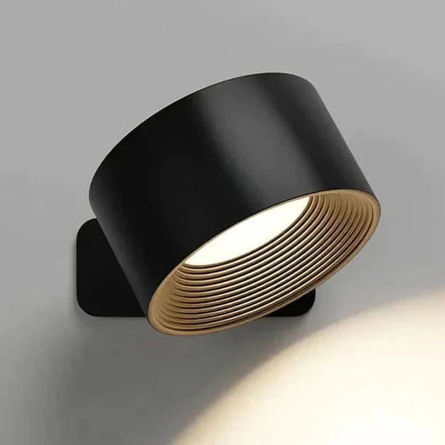 Wall Lamp LED 3 Brightness Levels 3.5 in x 1.97 in USB Rechargeable 360° Rotatable Bedroom Hallway Reading Night Light | Thomler