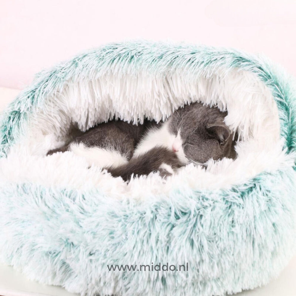 Round Plush Pet Bed – Cozy Donut Cushion for Dogs & Cats in All Sizes | Thomler
