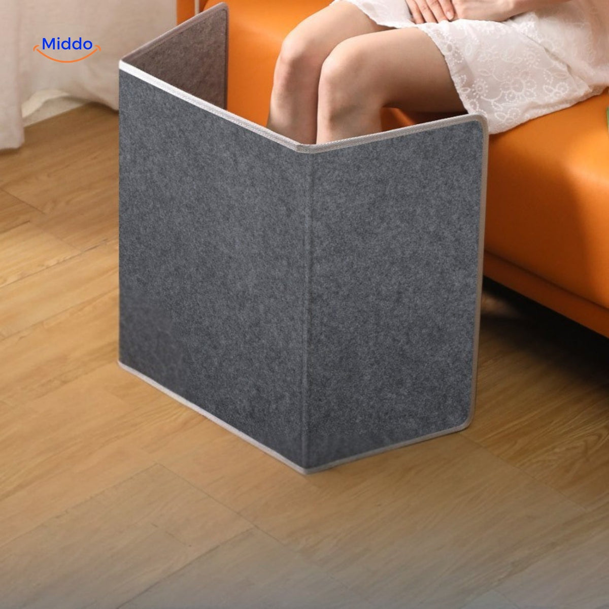 Electric Leg & Foot Warmer with 3-Sided Heat & 8 Temperature Settings | Thomler