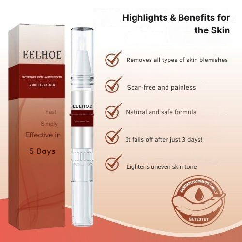 Skin Tag & Wart Removal Pen with Precision Applicator Tip for Spot Treatment at Home | Natural Plant-Based Formula | Thomler