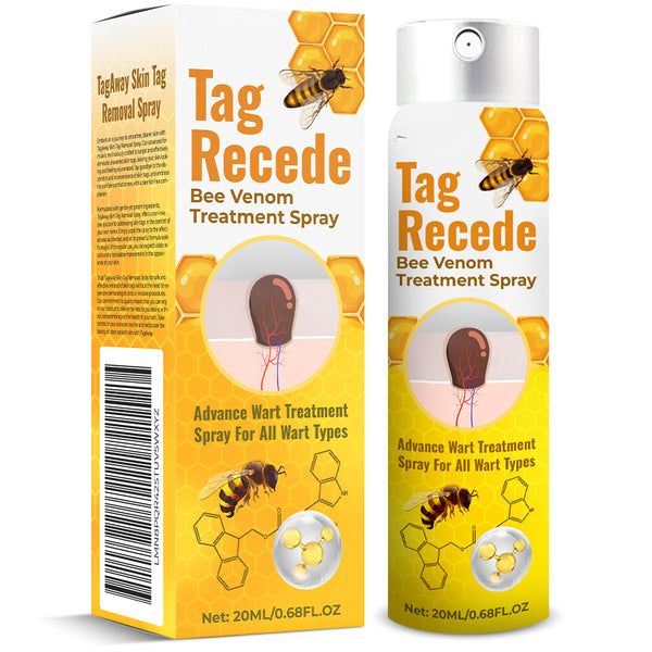 Skin Tag Removal Spray for Warts & Blemishes - Bee Venom Formula - Pain-Free Application - For All Skin Types - Face, Neck, Body Treatment - | Thomler
