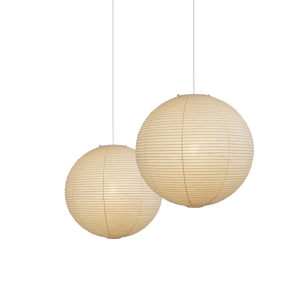 Pendant Lamp Mulberry Paper 15.7 in Adjustable Indoor Ceiling Lighting Modern Dining Room Kitchen Island Hanging Light | Thomler