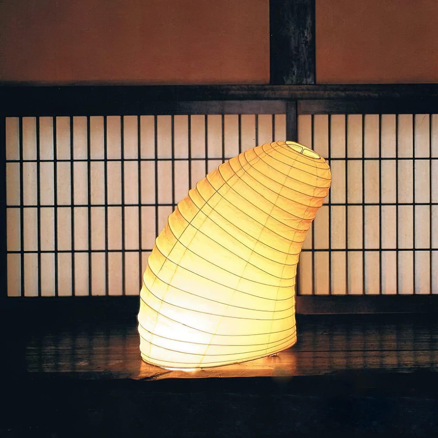 Table Lamp Rice Paper 16.9 in Indoor LED Bedroom Desk Nightstand Light | Thomler