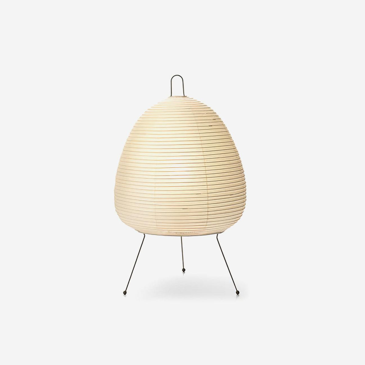 Table Lamp Rice Paper 16.9 in Indoor LED Bedroom Desk Nightstand Light | Thomler
