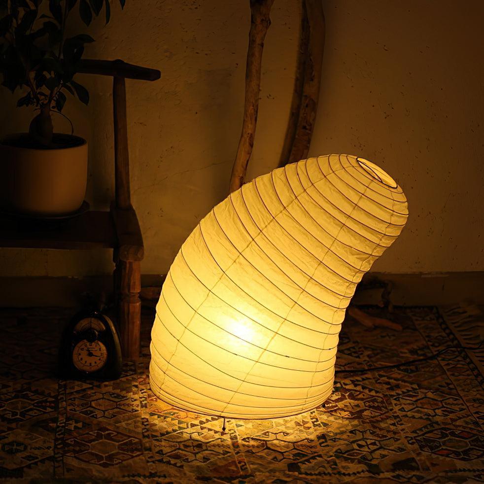 Table Lamp Rice Paper 16.9 in Indoor LED Bedroom Desk Nightstand Light | Thomler