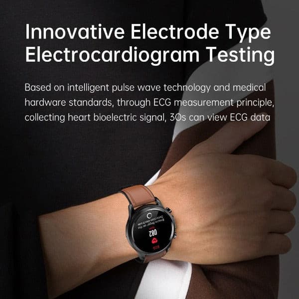 Non-Invasive Glucose Monitoring Smartwatch with Heart Rate & Blood Oxygen Tracker for Daily Health Management | Thomler