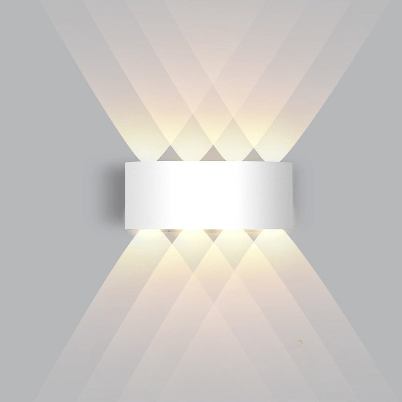 Outdoor Wall Light Aluminium LED 10 in Waterproof Garden Driveway Balcony Lighting Modern Weatherproof Fixture | Thomler