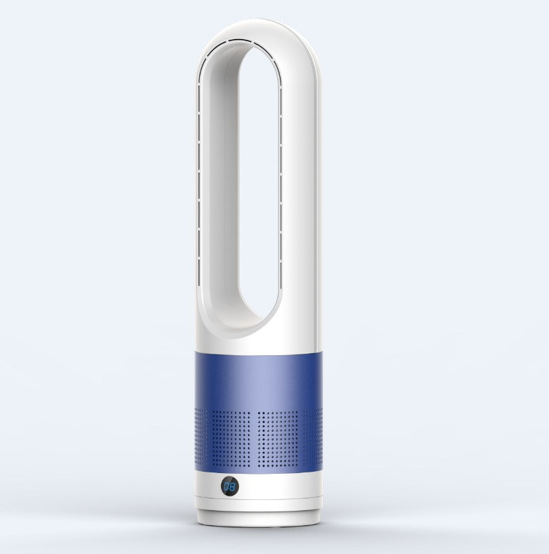 Bladeless Tower Fan with Air Purifier & Humidifier - 8 Speed Settings, 90° Oscillation, Whisper-Quiet Cooling for Bedroom, Living Room | Thomler