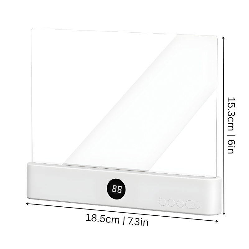 Ultra-Thin Book Reading Light with Adjustable Brightness & Timer – Rechargeable LED Bookmark Lamp for Nighttime Reading in Bed, Travel & | Thomler