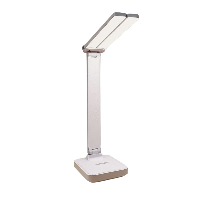 Folding LED Desk Lamp with Built-In Phone Stand & USB Charging – 3 Brightness Levels for Study, Work & Reading | Thomler
