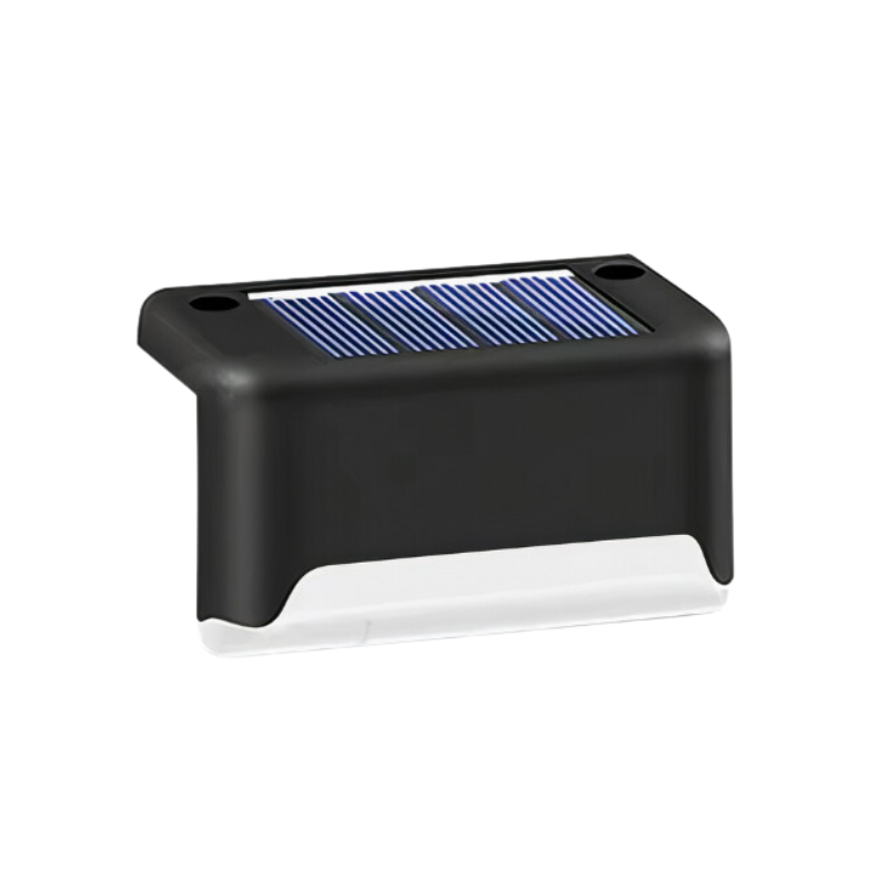Solar Deck Lights Outdoor Waterproof LED Step Lights for Patio Stairs Fence Pathway Garden Wireless Wall Mount Warm Glow 5-Pack | Thomler