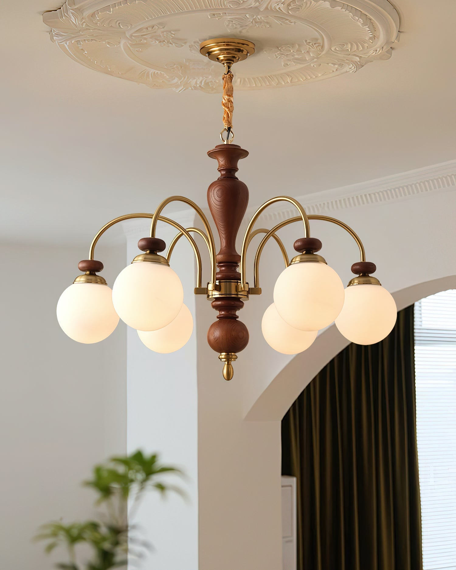 Pendant Light Metal Adjustable Multi Arm E27 Black Dining Room Loft Ceiling Fixture Industrial Spider Lamp | Thomler