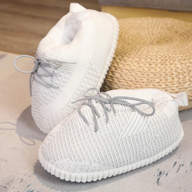 Plush Sneaker Slippers with Non-Slip Sole – Warm Indoor Footwear for Men, Women & Kids | Thomler