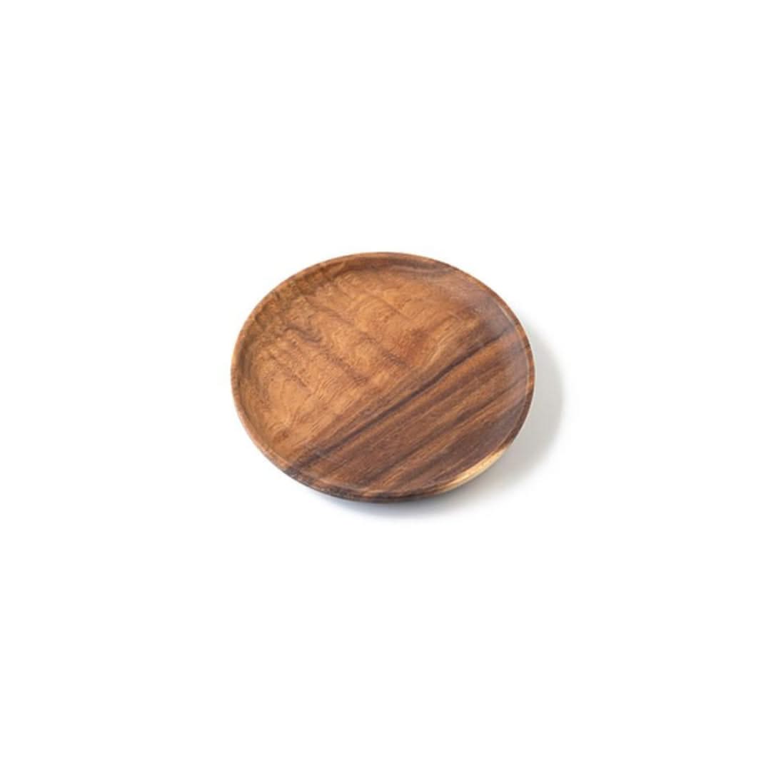 Bamboo Round Serving Plates – Sustainable Wood Tableware for Everyday Meals & Appetizers | Thomler
