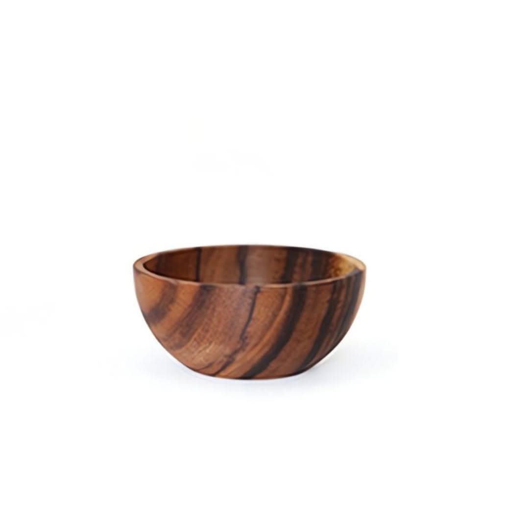 Bamboo Serving Bowl – Eco-Friendly Round Dish for Salads, Snacks & Fruit – Choose Your Size | Thomler