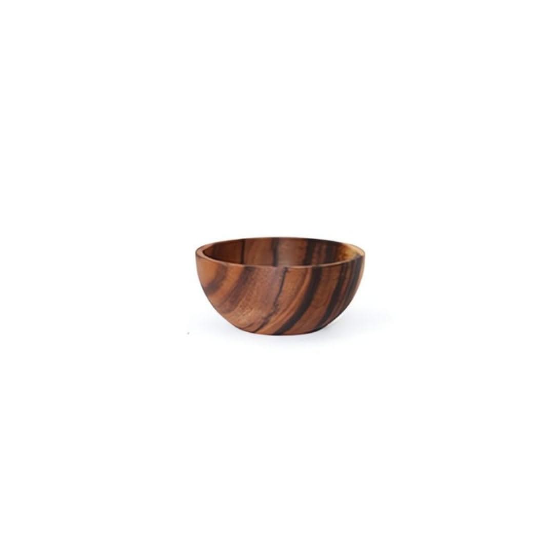 Bamboo Serving Bowl – Eco-Friendly Round Dish for Salads, Snacks & Fruit – Choose Your Size | Thomler