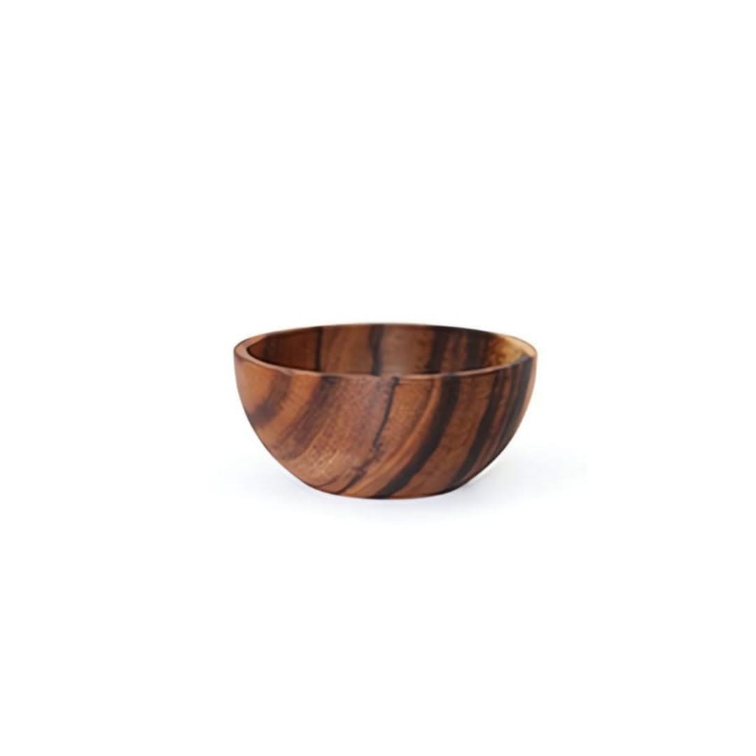 Bamboo Serving Bowl – Eco-Friendly Round Dish for Salads, Snacks & Fruit – Choose Your Size | Thomler